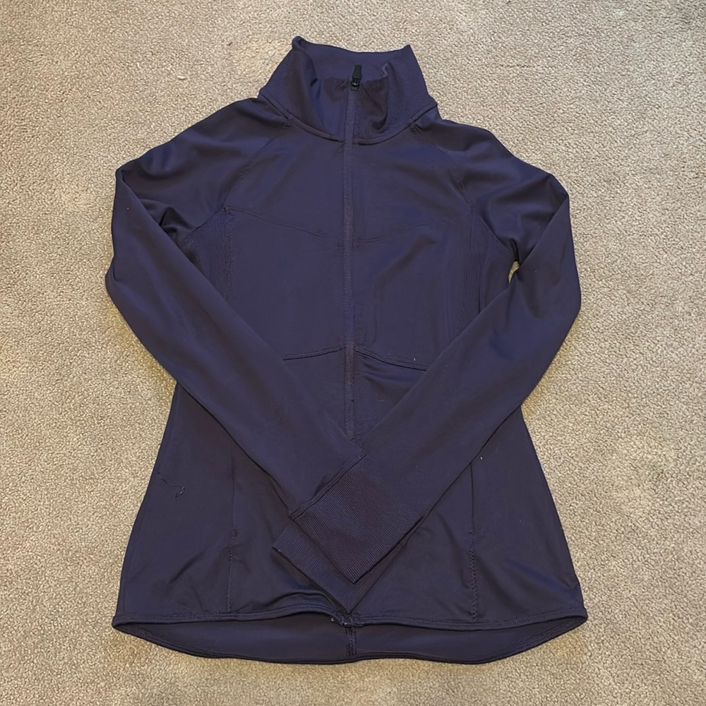 Purple Champion Athletic Zip Up. Size S.